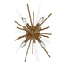 Wall Sconce Avenue Lighting HF8204-AB Palisades Ave. 12"W Wall Sconce in Aged Brass With Champagne Glass Avenue Lighting