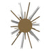 Wall Sconce Avenue Lighting HF8204-AB Palisades Ave. 12"W Wall Sconce in Aged Brass With Champagne Glass Avenue Lighting