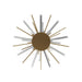 Flush Mount Avenue Lighting HF8205-AB Palisades Ave. 24"W Flushmount in Aged Brass With Champagne Glass Avenue Lighting