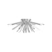 Flush Mount Avenue Lighting HF8205-CH Palisades Ave. 24"W Flushmount in Chrome With Clear Glass Avenue Lighting
