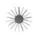 Flush Mount Avenue Lighting HF8205-CH Palisades Ave. 24"W Flushmount in Chrome With Clear Glass Avenue Lighting