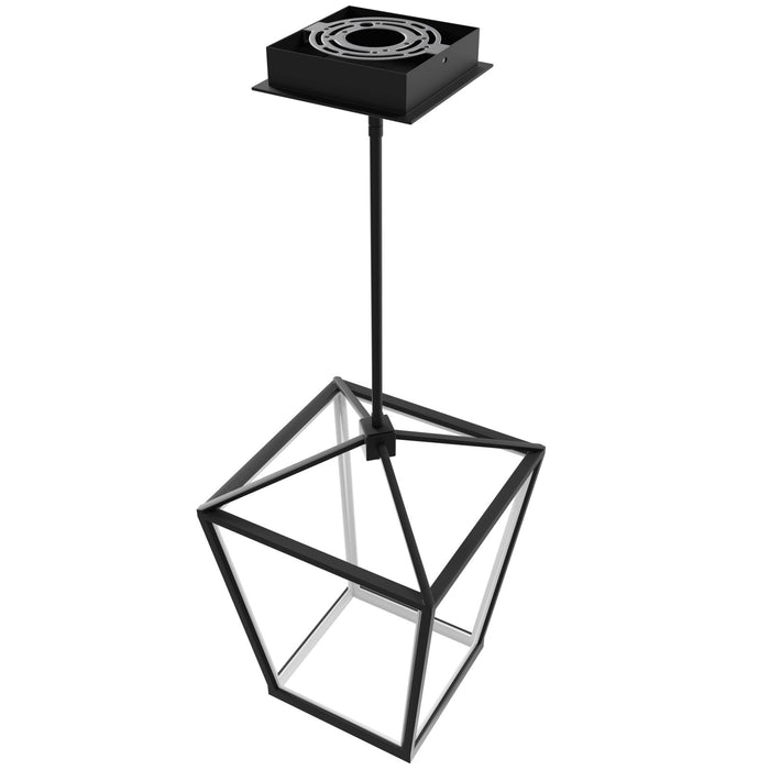 Pendant Light Avenue Lighting HF9400-BK Park Ave. 13"W Carriage LED Pendant in Black Avenue Lighting