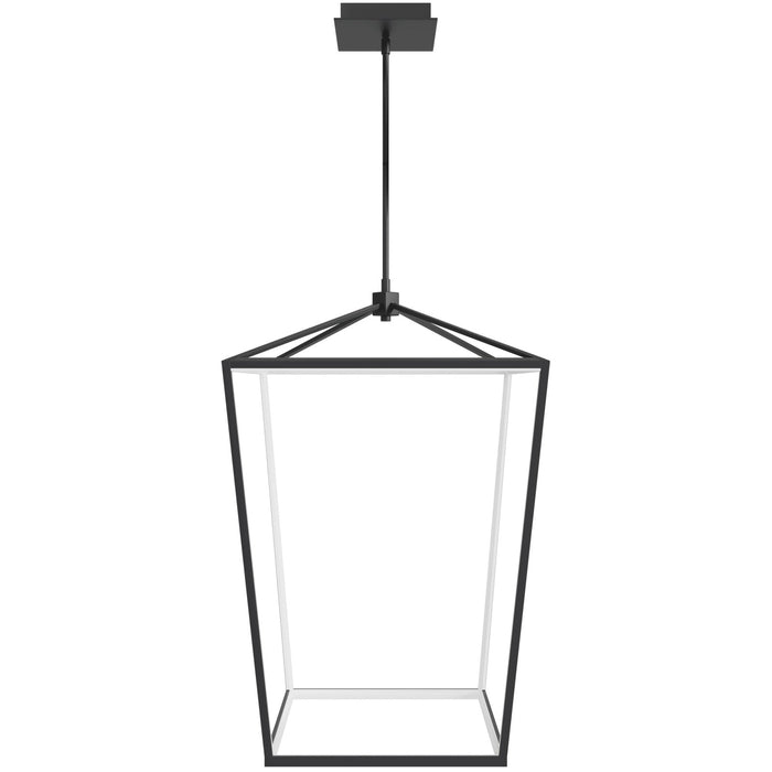 Pendant Light Avenue Lighting HF9401-BK Park Ave. 17"W Carriage LED Pendant in Black Avenue Lighting