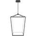 Pendant Light Avenue Lighting HF9401-BK Park Ave. 17"W Carriage LED Pendant in Black Avenue Lighting