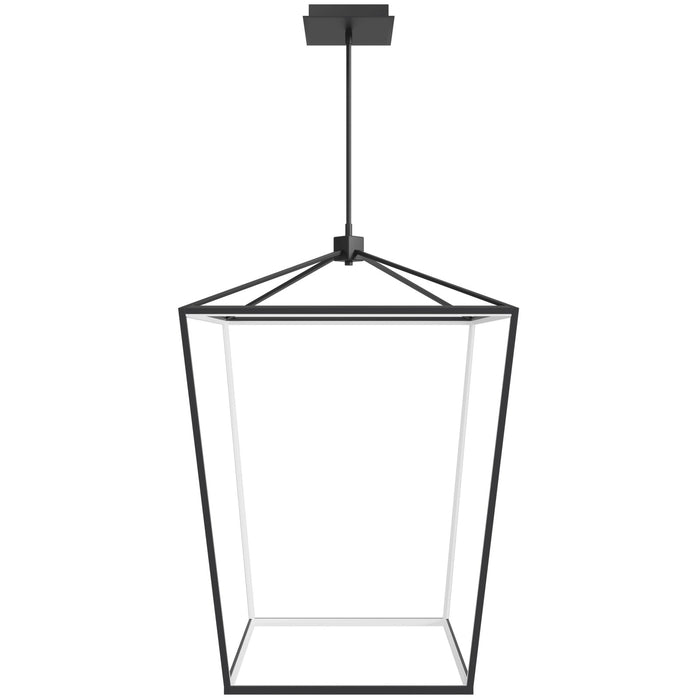 Pendant Light Avenue Lighting HF9402-BK Park Ave. 30"W Carriage LED Pendant in Black Avenue Lighting