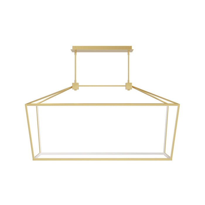 Pendant Light Avenue Lighting HF9403-GLD Park Ave. 54"W LED Linear Pendant in Gold Avenue Lighting