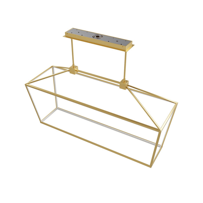 Pendant Light Avenue Lighting HF9403-GLD Park Ave. 54"W LED Linear Pendant in Gold Avenue Lighting