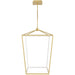 Pendant Light Avenue Lighting HF9401-GLD Park Ave. 17"W Carriage LED Pendant in Gold Avenue Lighting