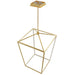 Pendant Light Avenue Lighting HF9401-GLD Park Ave. 17"W Carriage LED Pendant in Gold Avenue Lighting