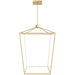Pendant Light Avenue Lighting HF9402-GLD Park Ave. 30"W Carriage LED Pendant in Gold Avenue Lighting