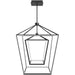 Pendant Light Avenue Lighting HF9412-BLK Park Ave. 30"W Double Carriage LED Pendant in Black Avenue Lighting