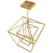 Pendant Light Avenue Lighting HF9412-GLD Park Ave. 30"W Double Carriage LED Pendant in Gold Avenue Lighting