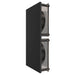 Wall Sconce Avenue Lighting HF7102-BK Peninisula Peninsula 2-Light Panel 17"H Wall Sconce in Matte Black/Amber Glass Avenue Lighting