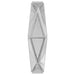 Wall Sconce Avenue Lighting HF7888-CH Seoul 36"H Geometric LED Wall Sconce in Chrome Avenue Lighting