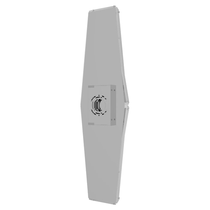 Wall Sconce Avenue Lighting HF7888-CH Seoul 36"H Geometric LED Wall Sconce in Chrome Avenue Lighting