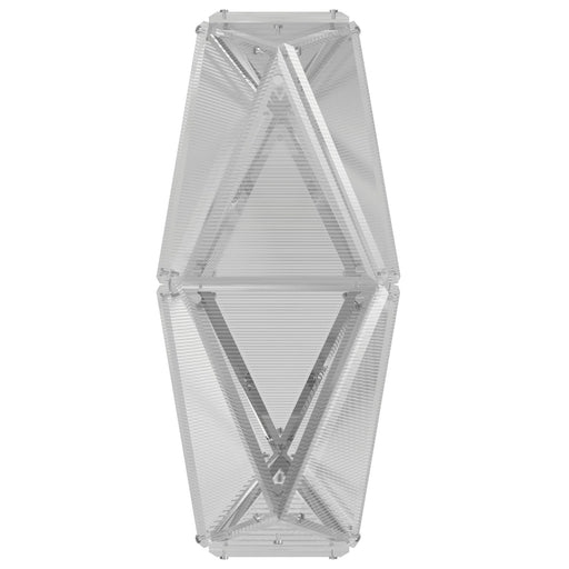 Wall Sconce Avenue Lighting HF7894-CH Seoul 24"H Geometric LED Wall Sconce in Chrome Avenue Lighting