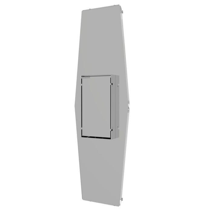 Wall Sconce Avenue Lighting HF7860-CH Seoul 36"H Geometric LED Wall Sconce in Chrome Avenue Lighting