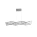 Pendant Light Avenue Lighting HF7855-CH Seoul 55"W Geometric LED Pendant in Chrome Avenue Lighting