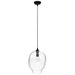 Pendant Light Avenue Lighting HF8141-DBZ-CL Sonoma Ave. 1-Light 10"W Globe Mini Pendant in Dark Bronze/Clear Glass Avenue Lighting