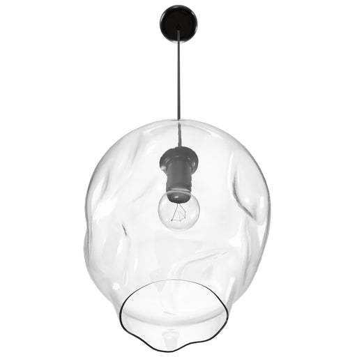 Pendant Light Avenue Lighting HF8141-DBZ-CL Sonoma Ave. 1-Light 10"W Globe Mini Pendant in Dark Bronze/Clear Glass Avenue Lighting