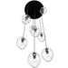 Multi-Light Pendant Avenue Lighting HF8149-DBZ-CL Sonoma Ave. 9-Light 37"W Pendant inDark Bronze/Clear Glass Avenue Lighting