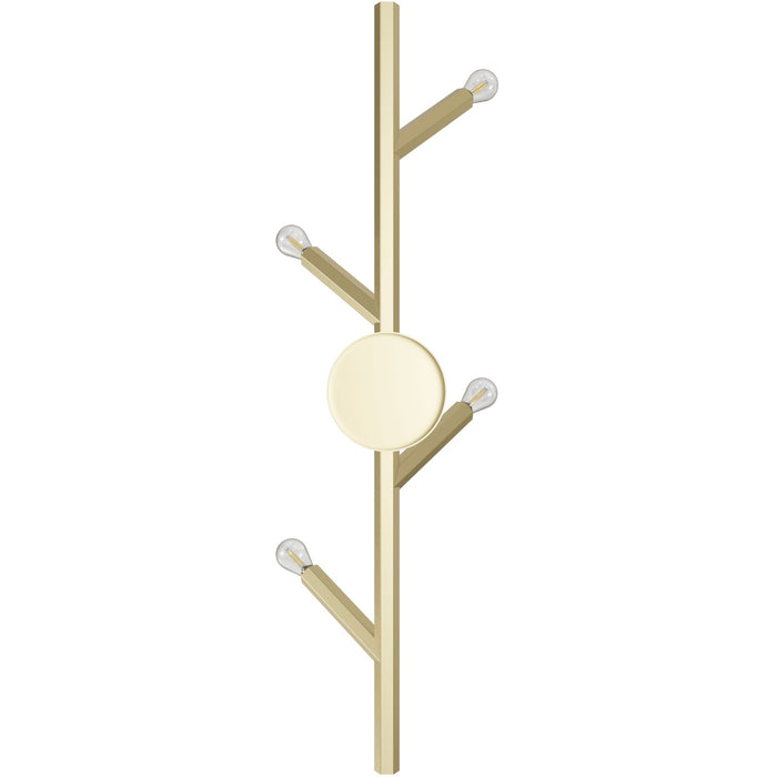 Wall Sconce Avenue Lighting HF8884-BB The Oaks 4-Light 36"H Wall Sconce in Brushed Brass Avenue Lighting