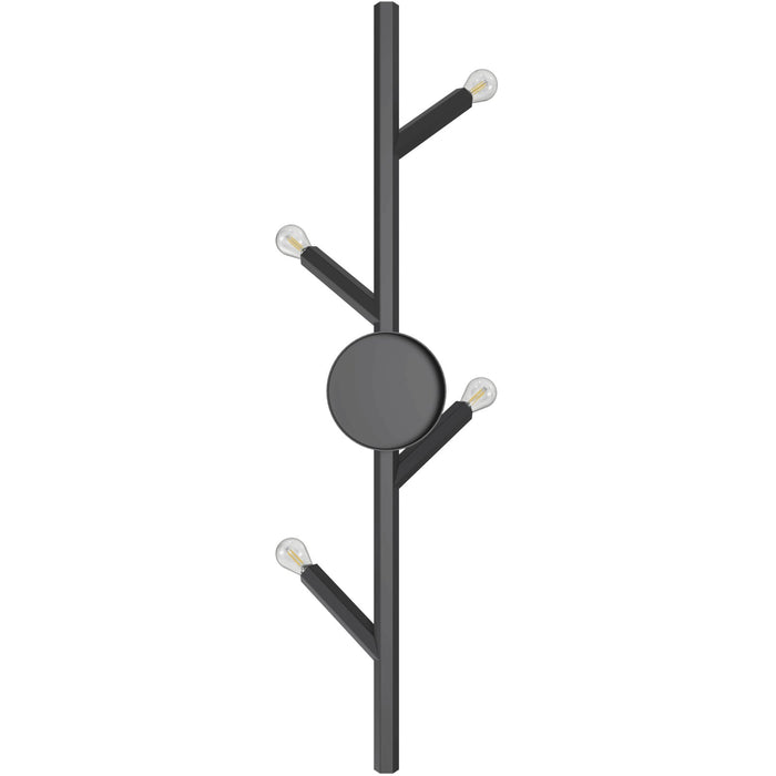 Wall Sconce Avenue Lighting HF8884-BLK The Oaks 4-Light 36"H Wall Sconce in Black Avenue Lighting