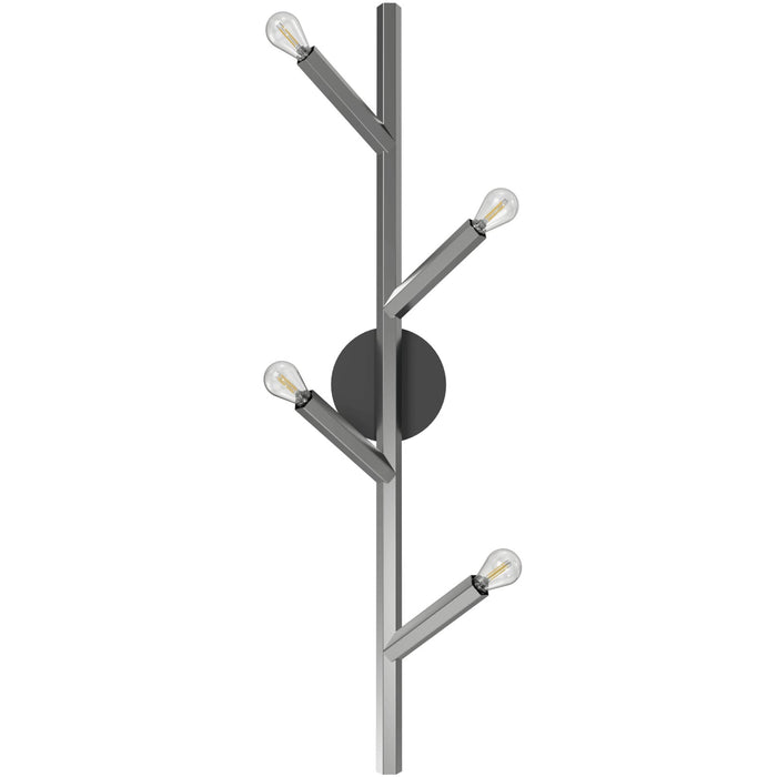 Wall Sconce Avenue Lighting HF8884-PN The Oaks 4-Light 36"H Wall Sconce in Polished Nickel Avenue Lighting