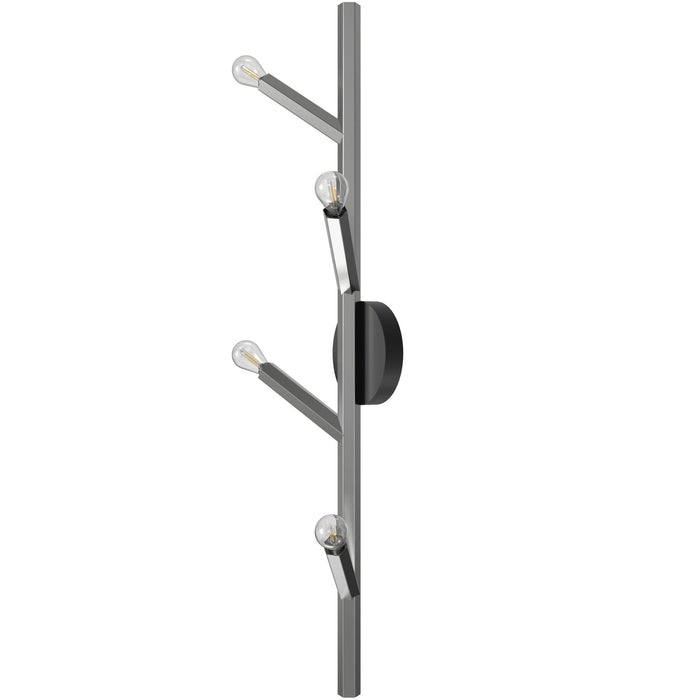 Wall Sconce Avenue Lighting HF8884-PN The Oaks 4-Light 36"H Wall Sconce in Polished Nickel Avenue Lighting