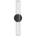 Wall Sconce Avenue Lighting HF3305-BK Strand 19"H LED Wall Sonce in Black/Laser-Cut Spiral Crystal Avenue Lighting