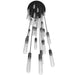 Multi-Light Pendant Avenue Lighting HF3331-BK Strand 15-Light 32"W LED Pendant in Black/Laser-Cut Spiral Crystals Avenue Lighting