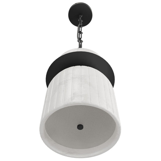 Pendant Light Avenue Lighting HF7500-BK Westwood 10"H Alabaster LED Pendant in Black in Matte Black Avenue Lighting