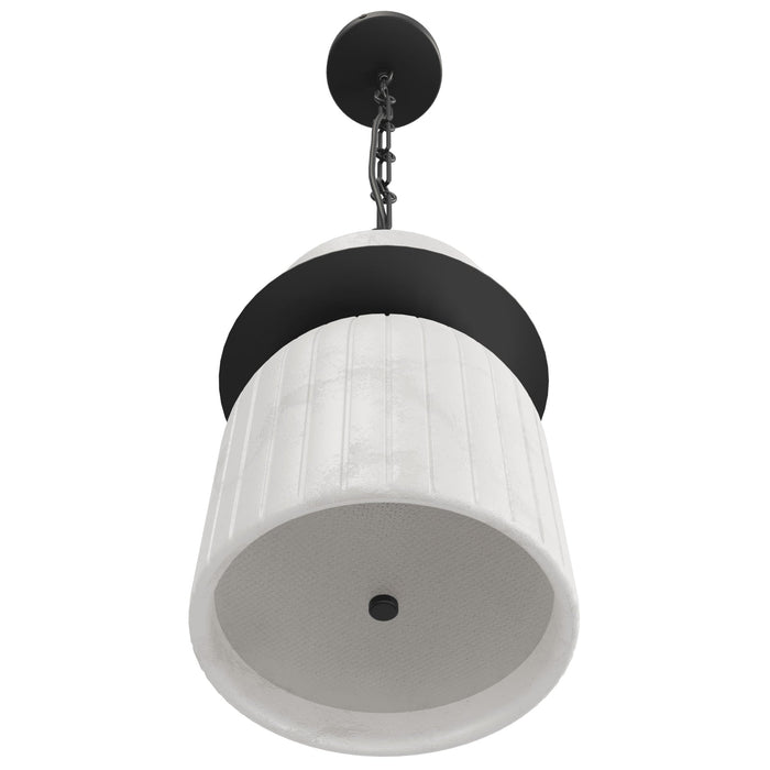 Pendant Light Avenue Lighting HF7500-BK Westwood 10"H Alabaster LED Pendant in Black in Matte Black Avenue Lighting