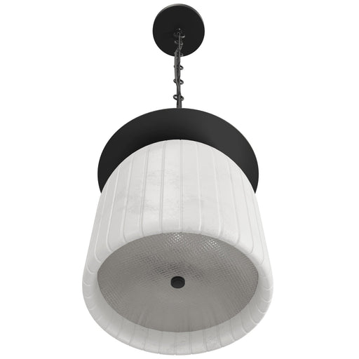 Pendant Light Avenue Lighting HF7501-BK Westwood 11"H Alabaster LED Pendant in Black in Matte Black Avenue Lighting