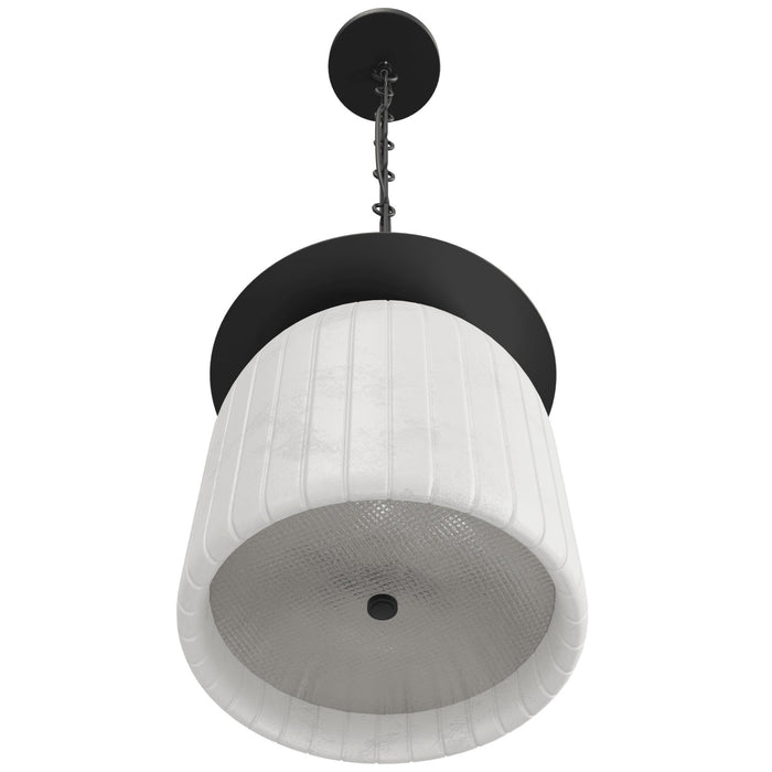 Pendant Light Avenue Lighting HF7501-BK Westwood 11"H Alabaster LED Pendant in Black in Matte Black Avenue Lighting