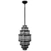 Pendant Light Avenue Lighting HF1924-GM Waldorf 22"H Pendant in Polished Gunmetal Avenue Lighting