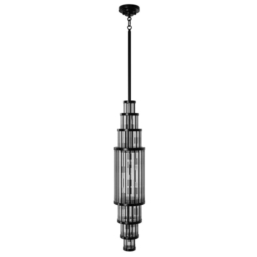 Pendant Light Avenue Lighting HF1925-GM Waldorf 38"H Pendant in Polished Gunmetal Avenue Lighting