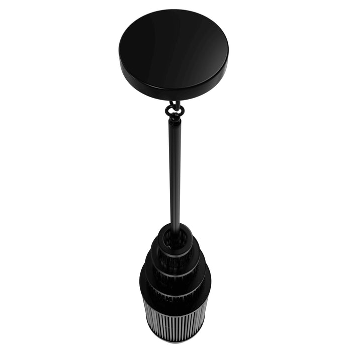 Pendant Light Avenue Lighting HF1925-GM Waldorf 38"H Pendant in Polished Gunmetal Avenue Lighting