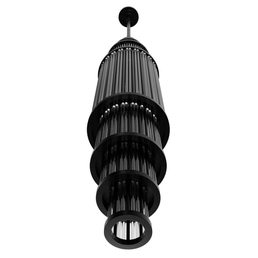 Pendant Light Avenue Lighting HF1926-GM Waldorf 50"H Pendant in Polished Gunmetal Avenue Lighting
