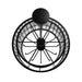 Chandelier Avenue Lighting HF1928-GM Waldorf 31" Round Chandelier in Polished Gunmetal Avenue Lighting