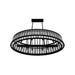 Chandelier Avenue Lighting HF1927-GM Waldorf 52"L Oval Chandelier in Polished Gunmetal Avenue Lighting