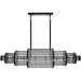 Chandelier Avenue Lighting HF1920-GM Waldorf 64"W LED Chandelier in Polished Gunmetal Avenue Lighting