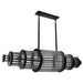 Chandelier Avenue Lighting HF1920-GM Waldorf 64"W LED Chandelier in Polished Gunmetal Avenue Lighting