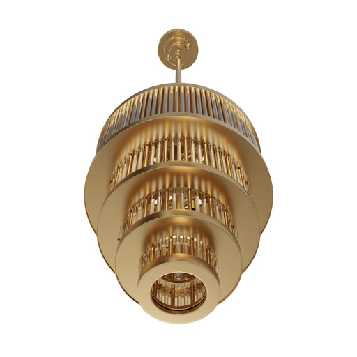 Pendant Light Avenue Lighting HF1924-AB Waldorf 22"H Pendant in Aged Brass Avenue Lighting