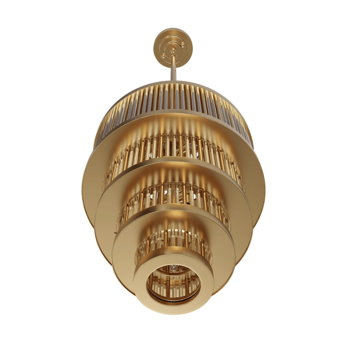 Pendant Light Avenue Lighting HF1924-AB Waldorf 22"H Pendant in Aged Brass Avenue Lighting