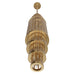 Pendant Light Avenue Lighting HF1925-AB Waldorf 38"H Pendant in Aged Brass Avenue Lighting