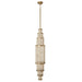 Pendant Light Avenue Lighting HF1926-AB Waldorf 50"H Pendant in Aged Brass Avenue Lighting