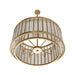 Chandelier Avenue Lighting HF1928-AB Waldorf 31" Round Chandelier in Aged Brass Avenue Lighting