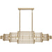 Chandelier Avenue Lighting HF1920-AB Waldorf 64"W LED Pendant in Aged Brass Avenue Lighting