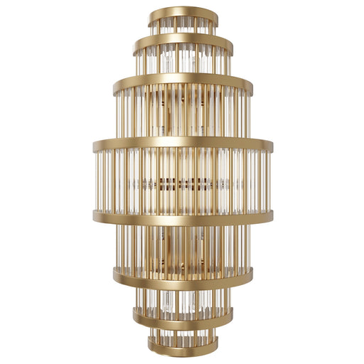 Wall Sconce Avenue Lighting HF1921-AB Waldorf 22"H Wall Sconce in Aged Brass Avenue Lighting
